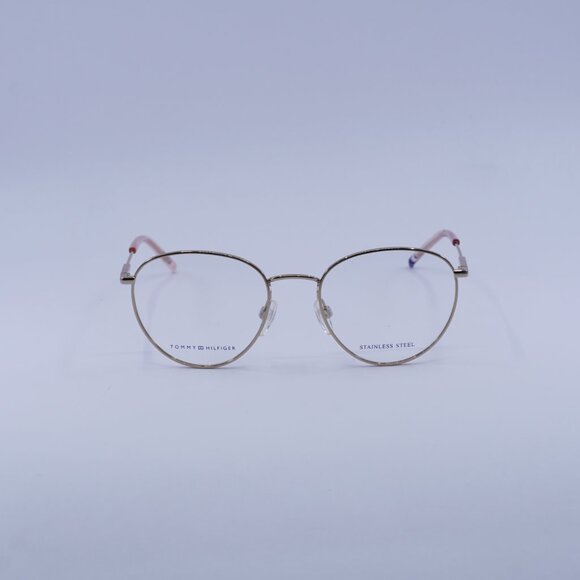 Tommy Hilfiger TH 1727 0DDB 00 Eyeglasses Gold 52mm Geometric Frame - Picture 3 of 11